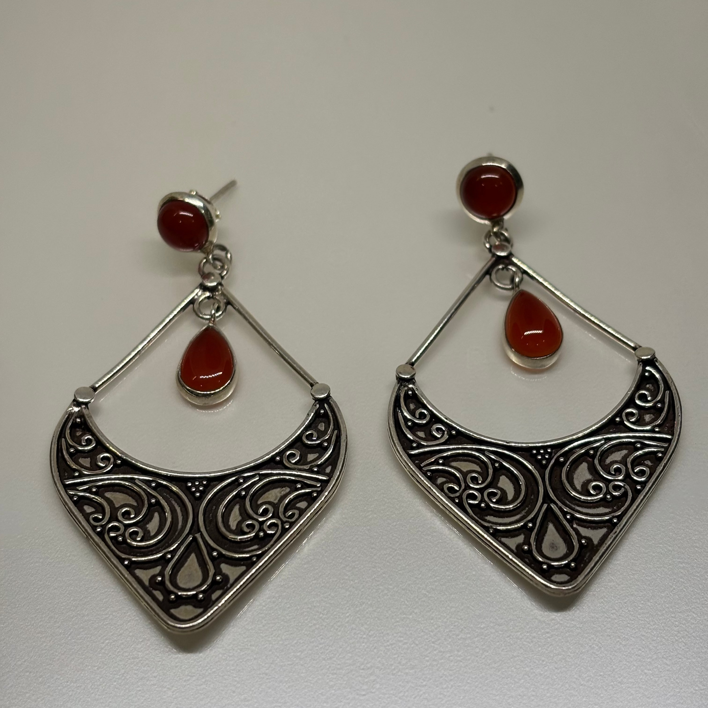 Silver Drop earrings
