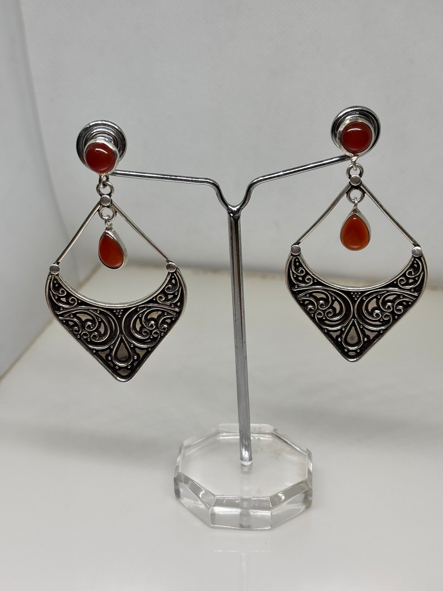 Silver Drop earrings
