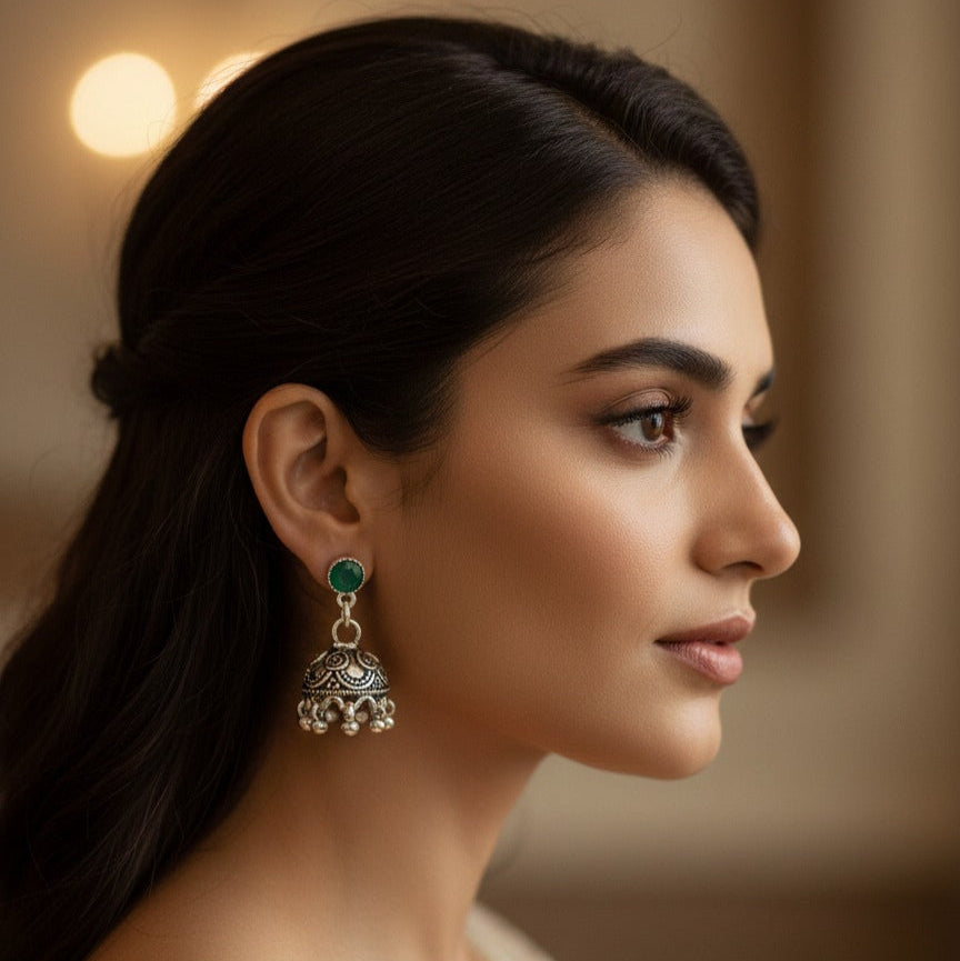Aditi Silver Heritage Jhumka
