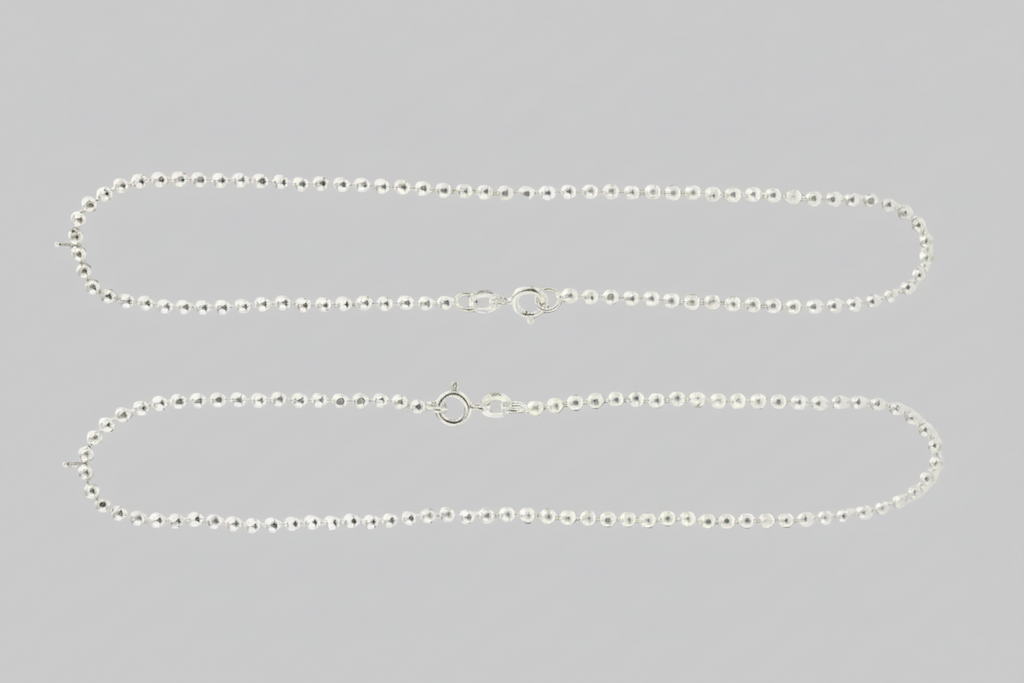 Bindu 925 Silver Payal.