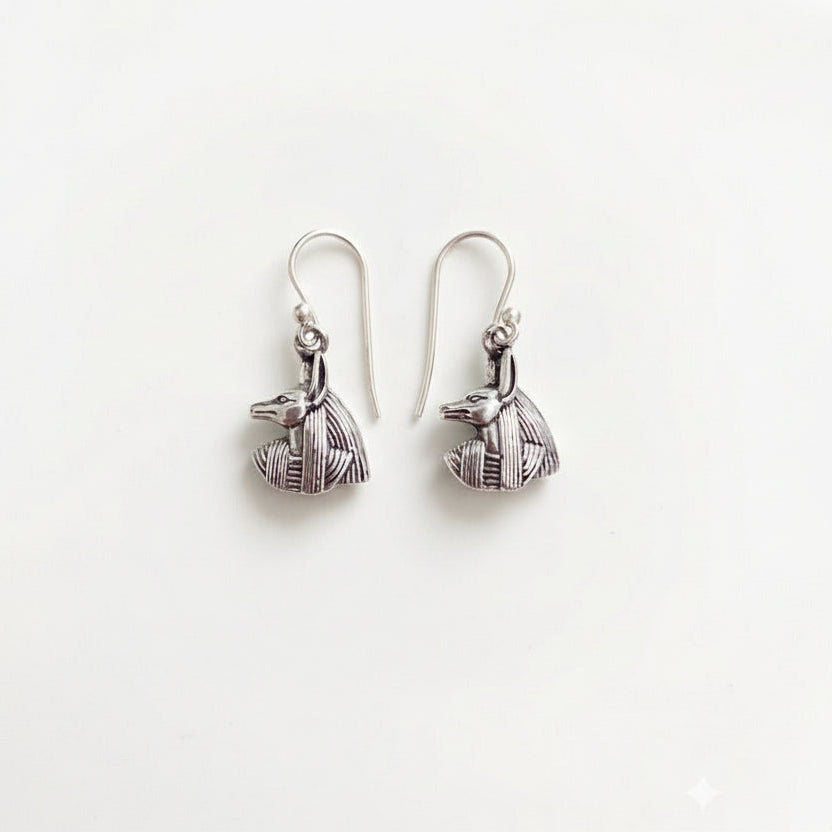 The Anubis Guardian Earrings