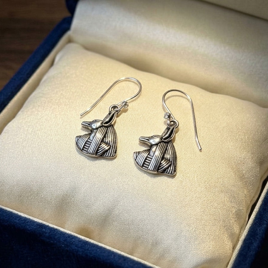 The Anubis Guardian Earrings