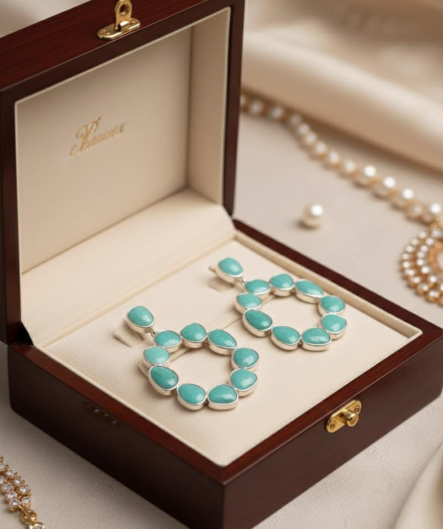 Frioza quartz earrings