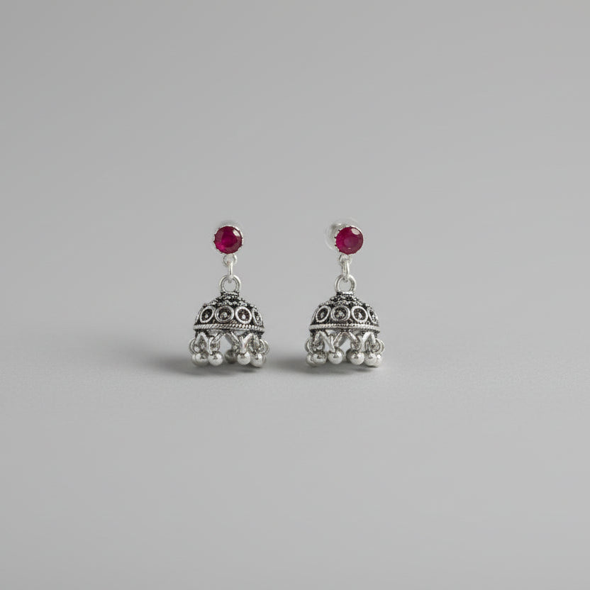 Solar Shield Oxidized Sterling Silver Drops