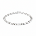 Viraj 925 Silver Curb Bracelet