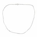 Sarla Silver Minimalist bead Chain