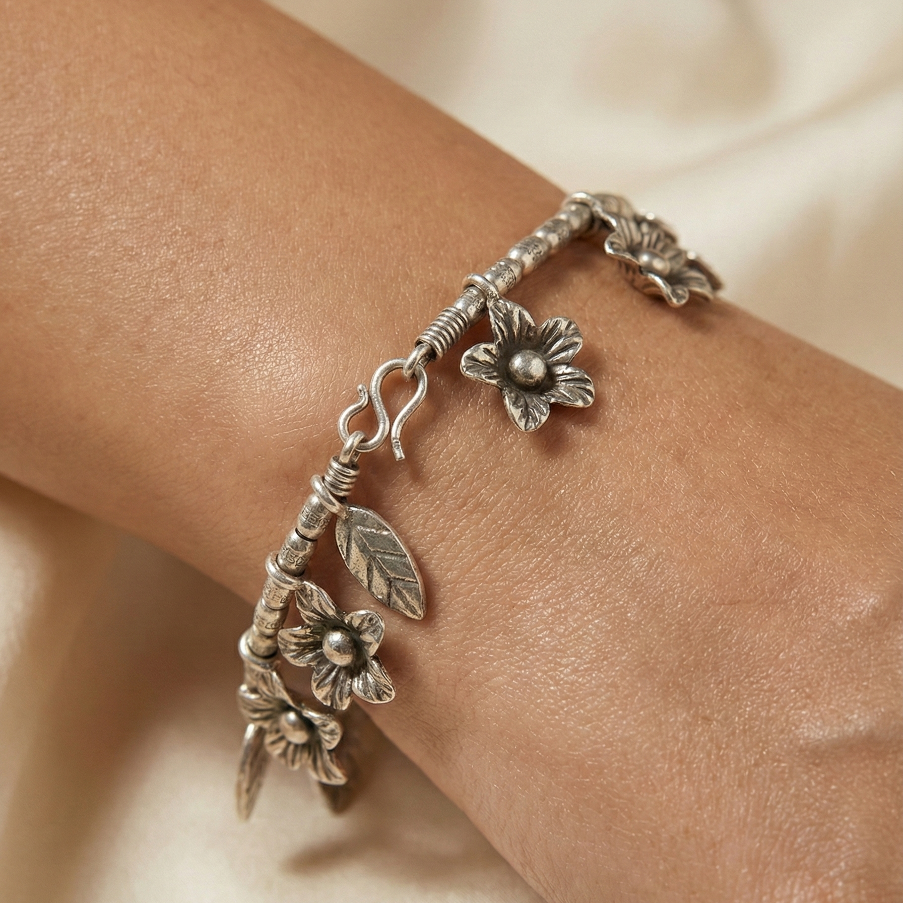 Vatika Oxidized Pushpa Bracelet