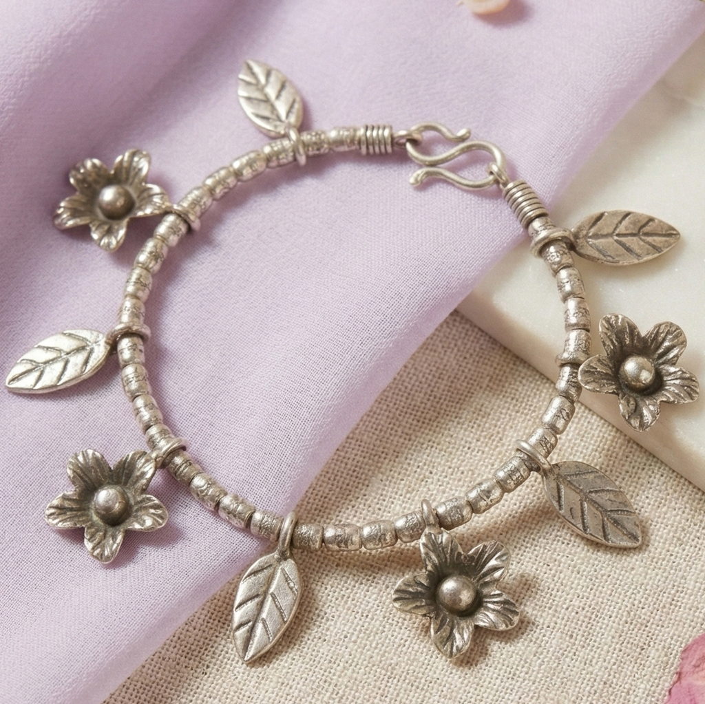 Vatika Oxidized Pushpa Bracelet