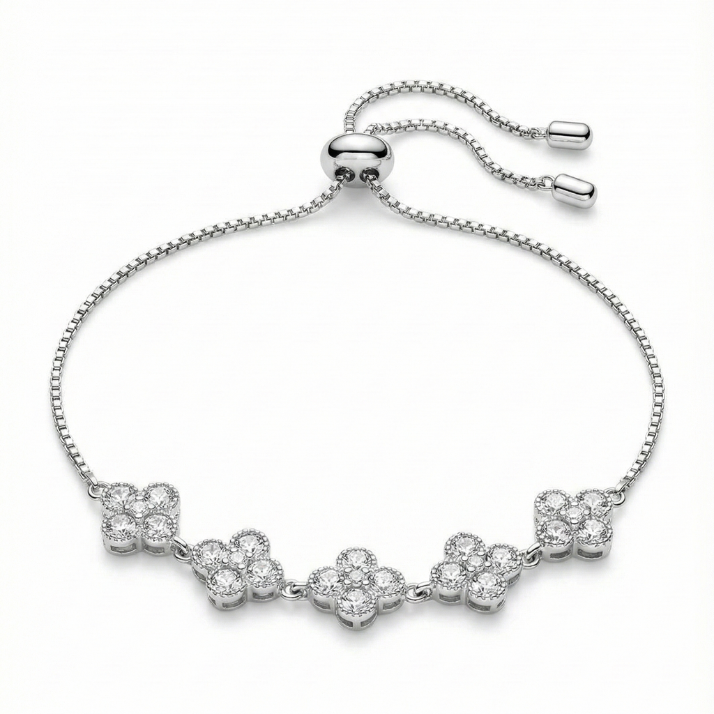 Saubhagya 925 Silver Charm Bracelet
