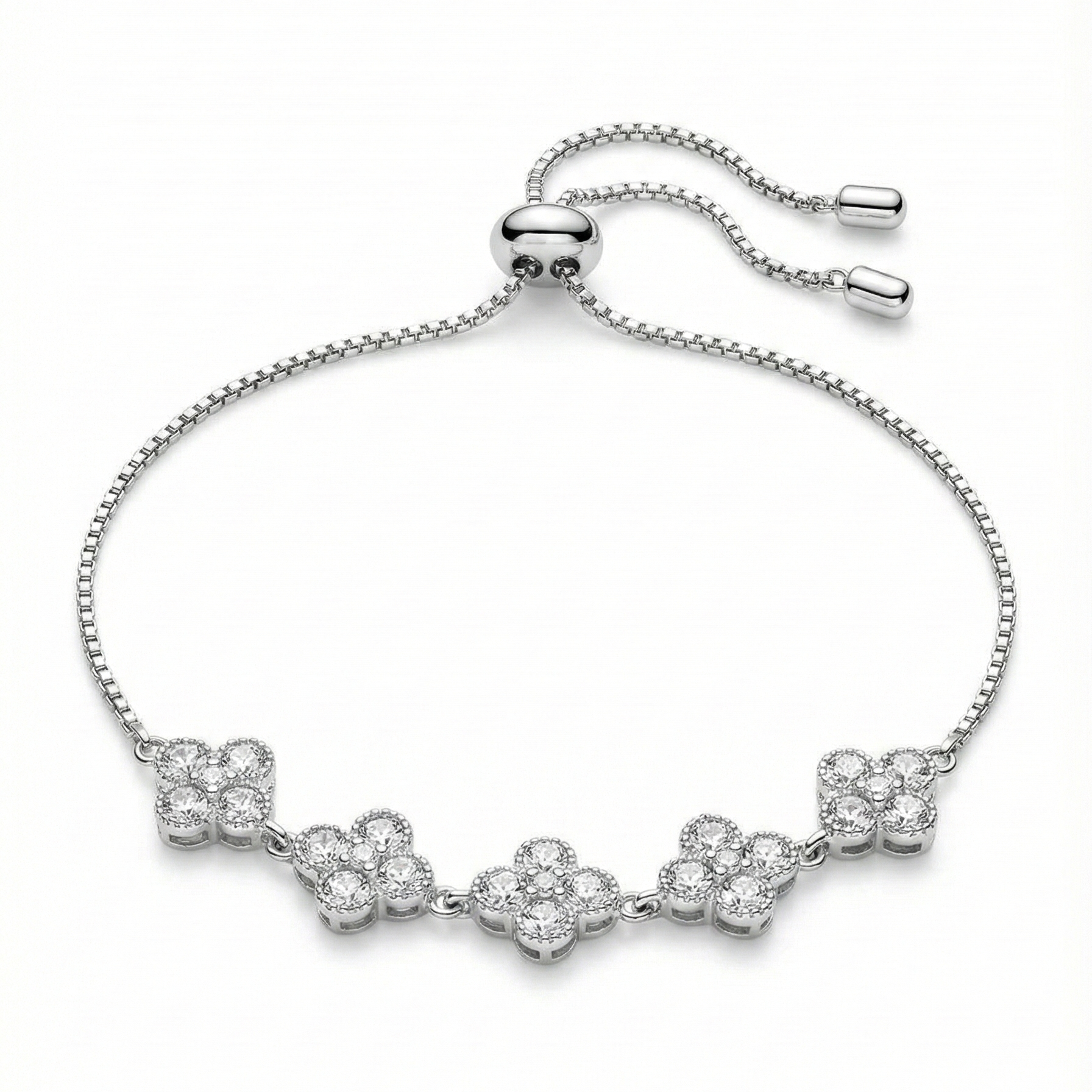 Saubhagya 925 Silver Charm Bracelet