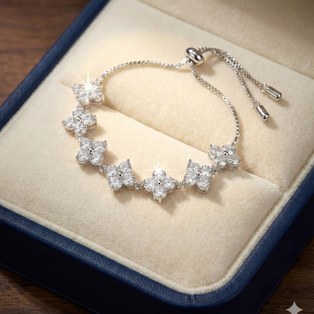 Saubhagya 925 Silver Charm Bracelet