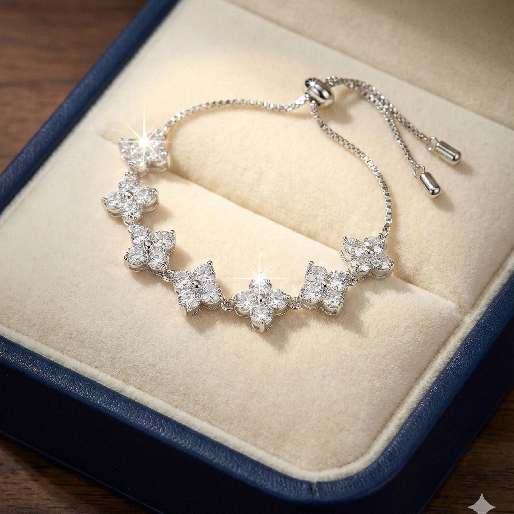 Saubhagya 925 Silver Charm Bracelet