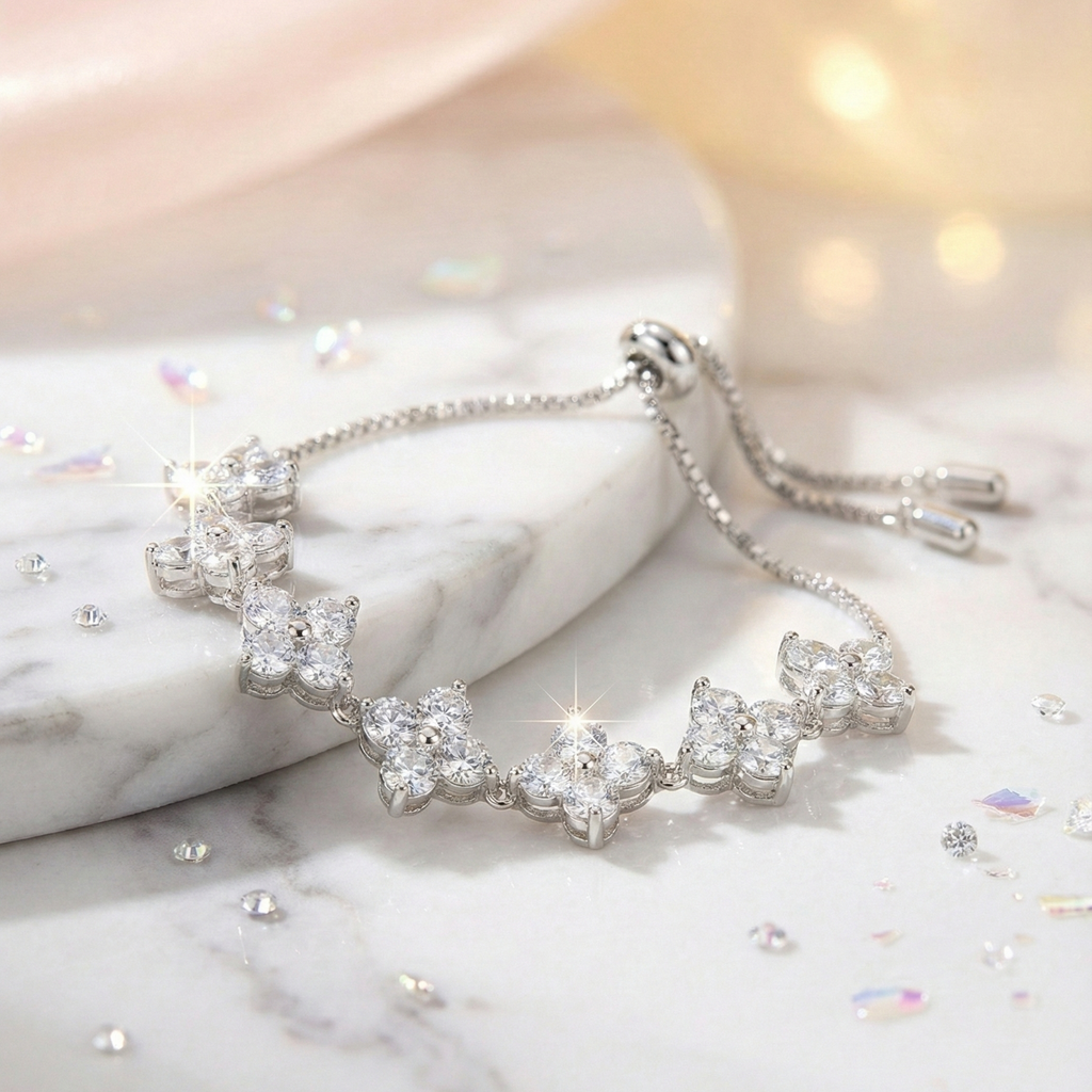 Saubhagya 925 Silver Charm Bracelet